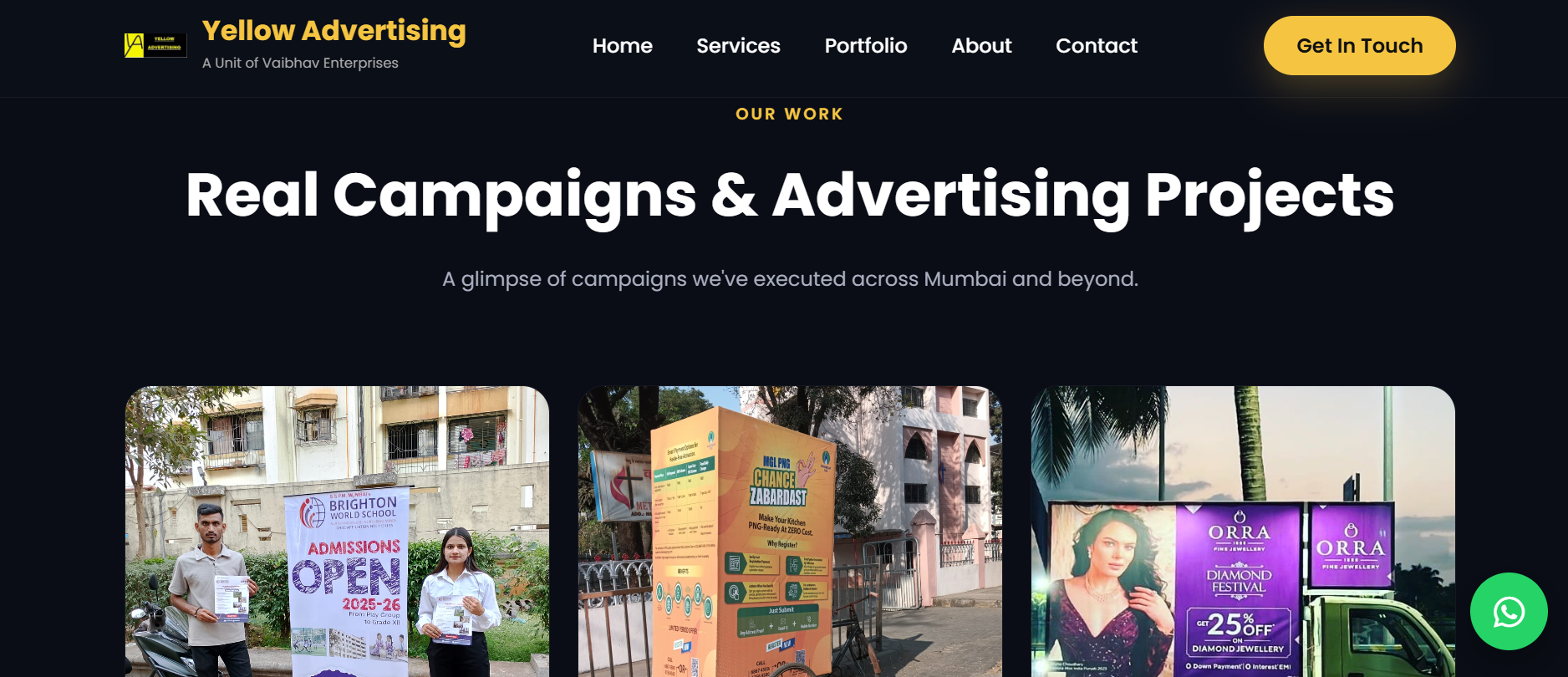 Yellow Advertising Portfolio