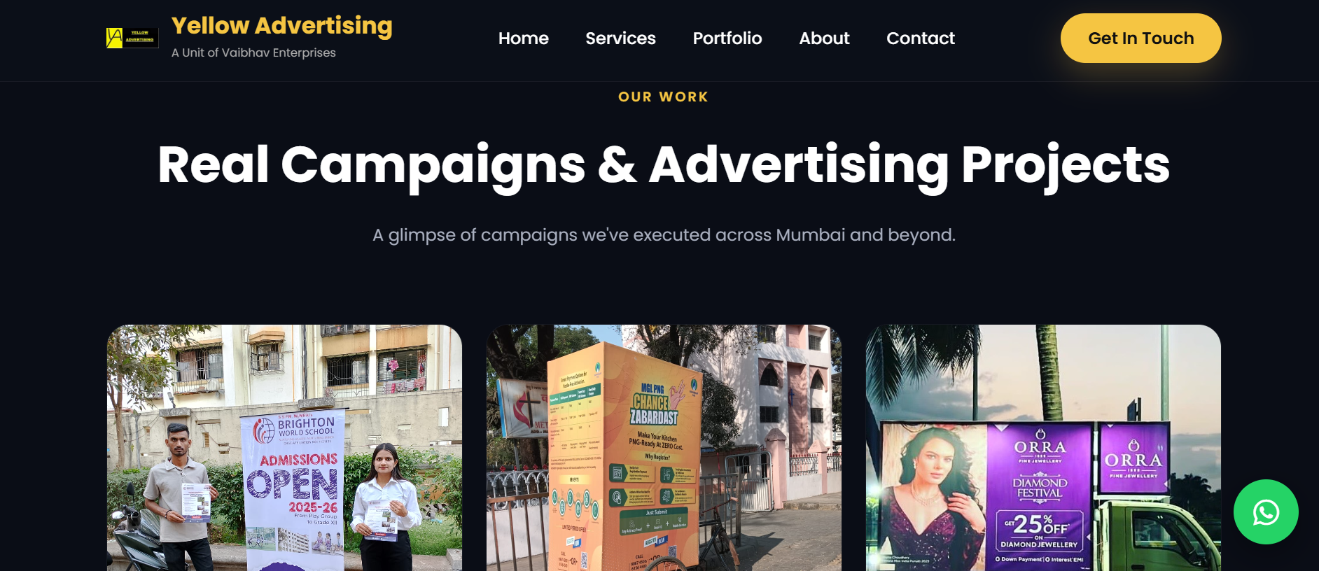 Yellow Advertising Work